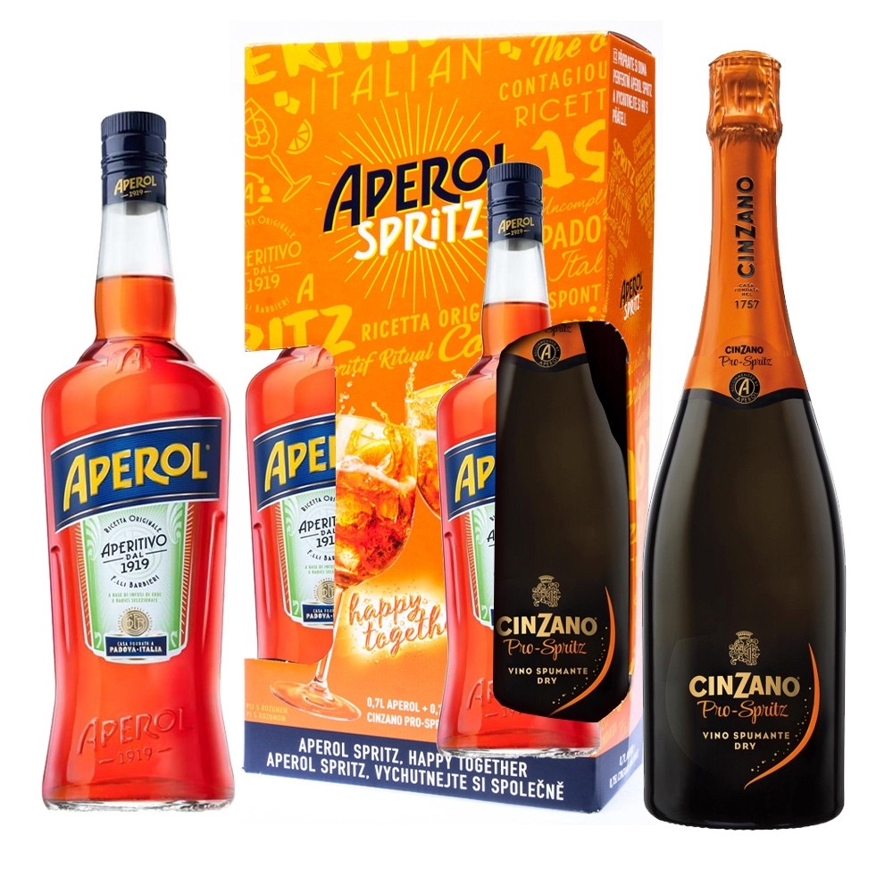 Aperol Spritz Duo Aperol + Cinzano Pro-Spritz online ...